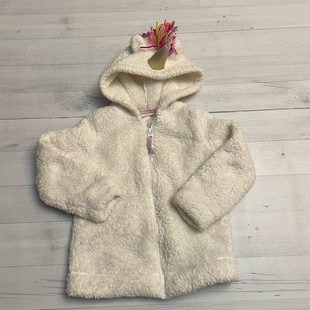 Cat and Jack unicorn sweater xs 4/5
